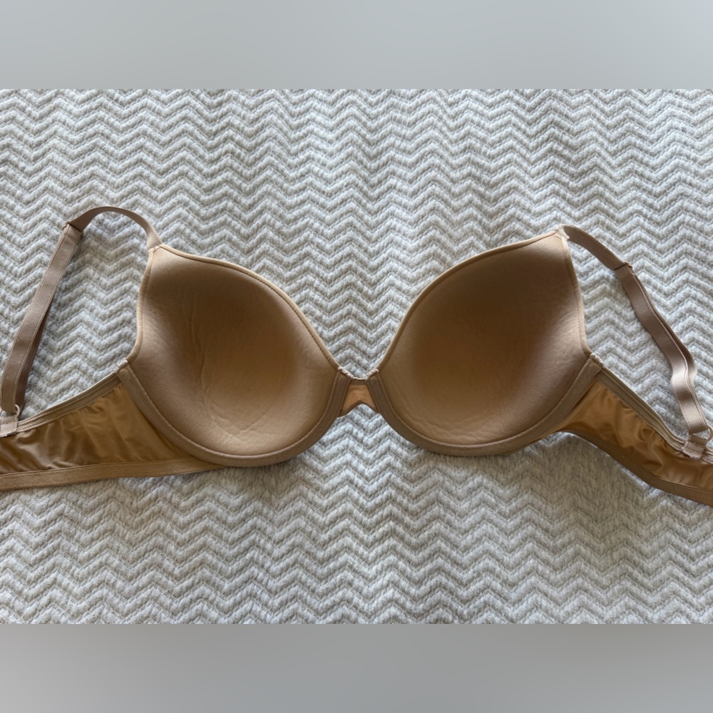 Calvin Klein Nude T Shirt Bra 36C Smooth Lightly Lined Everyday - Picture 6 of 8